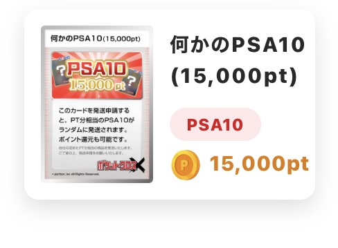 何かのPSA10（15000pt）