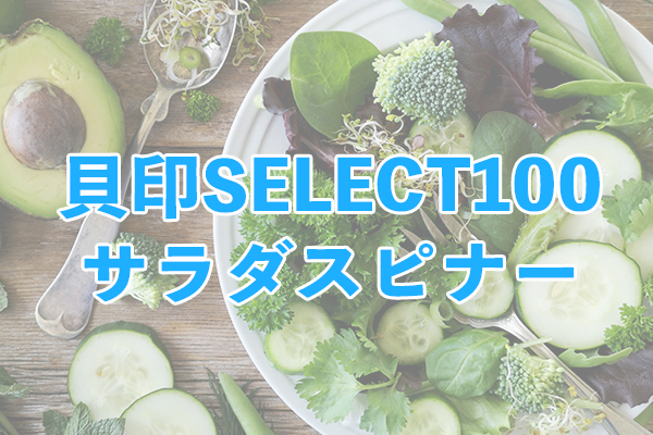 コンパクトで滑らか操作の貝印SELECT100サラダスピナー